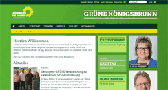 Desktop Screenshot of gruene-koenigsbrunn.de